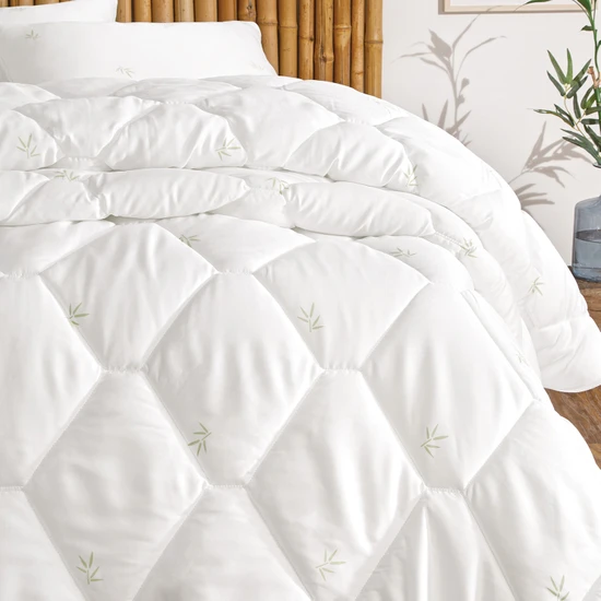Yataş Bedding Nuevo Bambu Tek Kişilik Yorgan 300 Gr/m2 - Beyaz