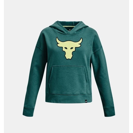 Under Armour Kız Çocuk Project Rock Heavyweight Terry Brahma Bull Kapüşonlu Üst 1379027-722