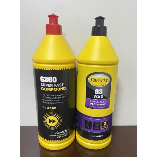 Farecla Kalın Çizik Giderici Pasta Cila Set 3 G360 ve G3 Fiyatı