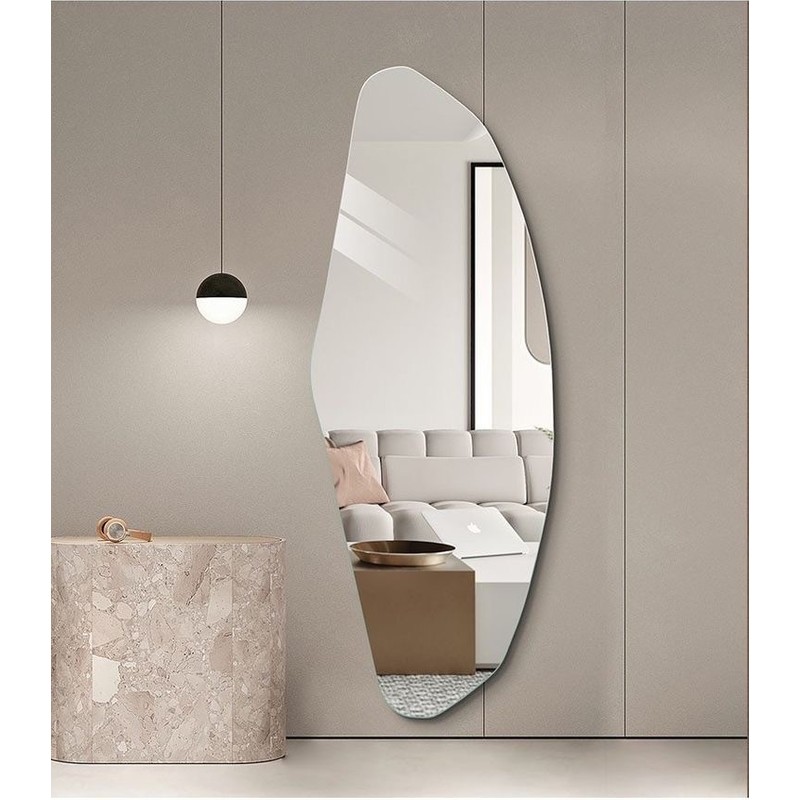 Effe Yapı Dekor Asimetrik Duvar Aynası - 140 x 35 cm