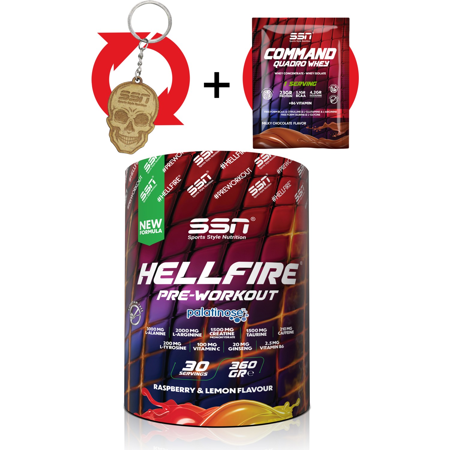 Ssn Hellfire PreWorkout+Palatinose™ 360 G Ahududu Limon Fiyatı