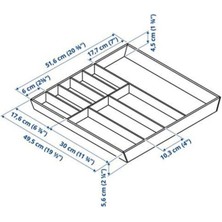 IKEA Uppdatera Çatal Bıçaklık, Bambu