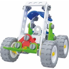 Roy Toy Sök Tak Araçlar 93 Parça 3 Araç 1 Kutuda (Buggy - Forklift - Ralli) Kendin Yap Oyun Seti 3+ Yaş Üzeri Çocuklar Için