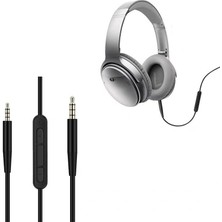 Schulzz Bose QC25 Qe2 QC35 QC35 Iı Uyumlu Mikrofonlu Kulaklık Ses Kablosu