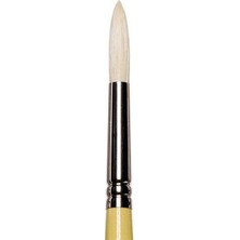 Winsor & Newton Artists' Hog Uzun Saplı Sert Kıllı Yuvarlak Fırça No:6