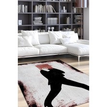 Homshtag Sadece Kitap Pamuklu Dokuma Tabanlı Yıkanabilir Kaymaz Dekoratif Kitap Sever Halısı