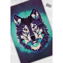 Homshtag Sibirya Kurdu Renkli Salon Halısı Gölgeli Genç Odası Halısı Geometrik Köpek Sever Halısı