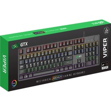 Gtx Vıper W07-608 USB Rgb Oyuncu Klavye