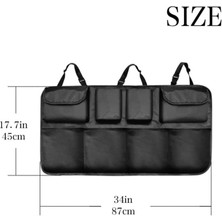 Ankaflex Yepyeni!! 8 Cepli Araba Koltuk Arkası Organizer Araç Oto Bagaj Içi Bod Düzenleyici