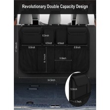 Ankaflex Bagaj Düzenleyici Araç Içi Bagaj Eşya Düzenleyici Oto Bagaj Organizer 8 Cepli Fileli