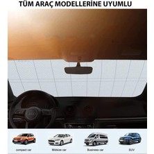 Ankaflex Katlanabilir Parlak Oto Araba Ön Cam Güneşlik 130 cm x 60 cm Uyumlu