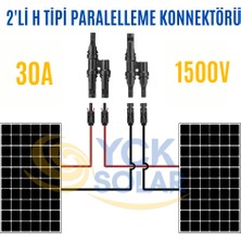 YCK Solar 2'li H Tipi Paralelleme Konnektörü - Aynı Gün Kargoda - 20 Set