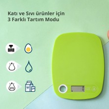 Mirta Mutfak Tartısı Elektronik 5 kg Kapasiteli Dijital Hassas Kantar Terazi