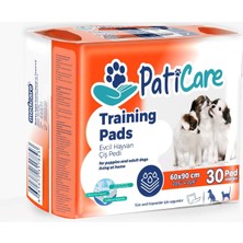 Paticare Trainingpads Yavru Köpek Tuvalet Eğitim Pedi 60 x 90 cm 30'lu Köpek Çiş Pedi Hasta Köpek Pedi