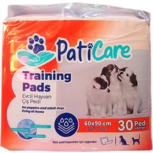 Paticare Trainingpads Yavru Köpek Tuvalet Eğitim Pedi 60 x 90 cm 30'lu Köpek Çiş Pedi Hasta Köpek Pedi