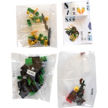 LB Ninjago Blok Seti 81 Parça Ninja Parçalı Setler Karakter Araba