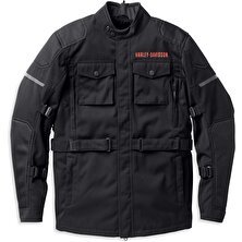 Harley-Davidson Men's Quest Triple Vent System Jacket - Black