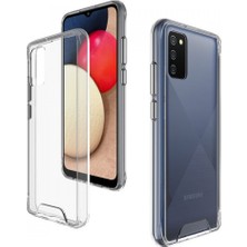 Tech Gross Samsung Galaxy A03S Kılıf Lüx Şeffaf Silikon