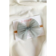 Le Mabelle Mint  Tül Fiyonk Saç Bandı