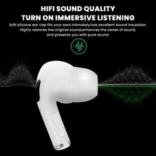 Atongm Air 9 Pro ANC Aktif Gürültü Azaltma Kablosuz Bluetooth Kulaklık, Kablosuz Şarj ile Uyumlu Ios/android