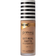 Fondöten - Pretty By Flormar Get Real Matte Foundation 011 Honey 31000092-011