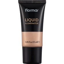 Flormar Doğal Işıltı Veren Likit Aydınlatıcı & Makyaj Bazı (Orta Ton) - Tüm Cilt Tiplerine Uygun - Liquid Illuminator - 002 Sunset Glow - 8690604534753