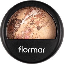 Flormar-Yoğun Sedefli ve Yüksek Pigmentli Baked Powder Renk Geçişli Allık/Bronzlaştırıcı Pudra (022 Altın-Bej) 8690604131228