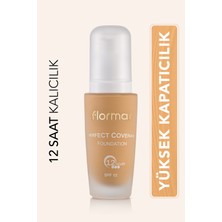 Flormar Perfect Coverage Yoğun Pigmentli Fondöten SPF 15 Doğal Görünüm 12 Saat Kalıcılık 104 Vanille Eclat