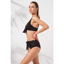 Pierre Cardin Lolita Balenli Toparlayıcı Bikini Takım Siyah 231232
