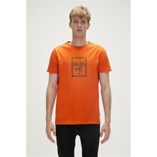 Bad Bear Pass Me Erkek T-Shirt Turuncu 23.01.07.022