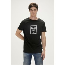 Bad Bear PASS ME T-SHIRT SİYAH Erkek T-Shirt 23.01.07.022-C01