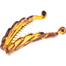 Malory 3xbanana Tarzı Saç Klips Atış Kuyruğu Tutucu Saç Tokası Tavan Aksesuarları Amber 3 Pc (Yurt Dışından)