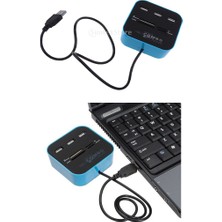 Loviver Ms / Ms Için 3x Usb2.0 Şarj Portu USB Hub'lu Okuyucuya Sahip Hepsi (Yurt Dışından)