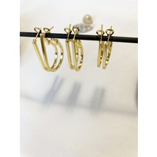 Fashion Jewellery Damla Model Çelik Küpe