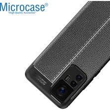 Microcase Xiaomi 12T / 12T Pro / Redmi K50 Ultra Leather Serisi Silikon Kılıf - Siyah AL3337