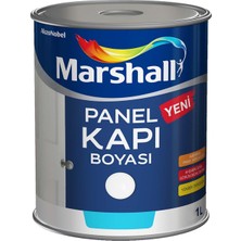 Marshall Su Bazlı Panel Kapı Boyası Beyaz 1 Lt 1 Kg