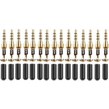 Fayshow 15PCS .5mm Sesli Adaptör Konnektör Kafa Kulaklığı Için (Yurt Dışından)