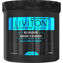 Liviton Professional Toz Açıcı Blue 1000GR (Blonder Bleanching Powder)