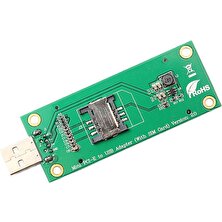 Loviver 3g / 4g Modül Test Cihazı Için Sım Yuvası ile Mini Wwan Kartı USB Adaptörüne (Yurt Dışından)