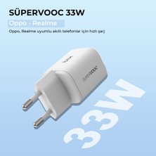 Bix SV35 Gan 33W USB-A SuperVOOC 2.0 + 35W PD Type-C Girişli Çift Bağlantı Noktalı, Oppo Reno 7/6/X3/Find X5/Find N/K10 Pro/A96, Realme GT/GT2/GT NEO/Q3/Q5, Samsung ve Daha Fazla ile Uyumlu