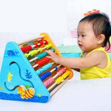 Ahşap Etkinlik Merkezi Abacus Matematik Çocuklar Için Sayım (Yurt Dışından)