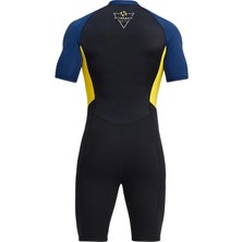 Zwinz Mens Shorty Wetsuit Surf Spearfishing Için Tam Vücut Ön Zip Xxl Sarı (Yurt Dışından)