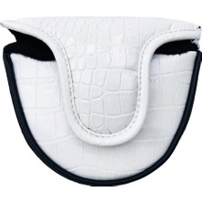 Zwinz Golf Mallet Head Center Putter Headcover Beyaz (Yurt Dışından)