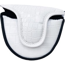 Zwinz Golf Mallet Head Center Putter Headcover Beyaz (Yurt Dışından)