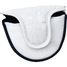Zwinz Golf Mallet Head Center Putter Headcover Beyaz (Yurt Dışından)