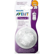 Philips Avent Natural Biberon Emziği +6 Ay 2li