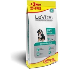La Vital Büyük Irk Somonlu Yavru Köpek Maması 12+3 kg