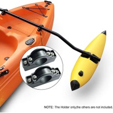 Wilkwe Naylon Kayak Pole Braket Tutucu Kit Outurger Stabilizatör Şamandıra Klipsi BLACK06 (Yurt Dışından)
