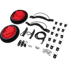 Wilkwe Kayak Tekne Kano Aksesuarları Seti (2 Güverte Plakası/16 D Halkalar/2 Geçiş Kulpları/2 Adet (Yurt Dışından)