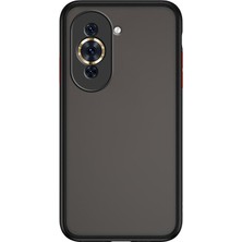 Microcase Huawei Nova 10 Pro London Serisi Darbeye Dayanıklı Kılıf - Buzlu Siyah AL3415